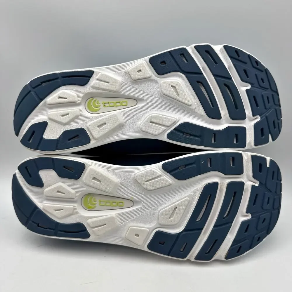 Topo Athletic Mens Magnifly 5 Running Sneakers US 12.5 D Blue Green Athletic EUC